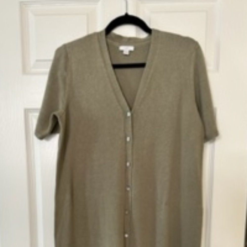 J. Jill Duster/V-neck Cardigan/Topper BNWOT - Picture 4 of 5